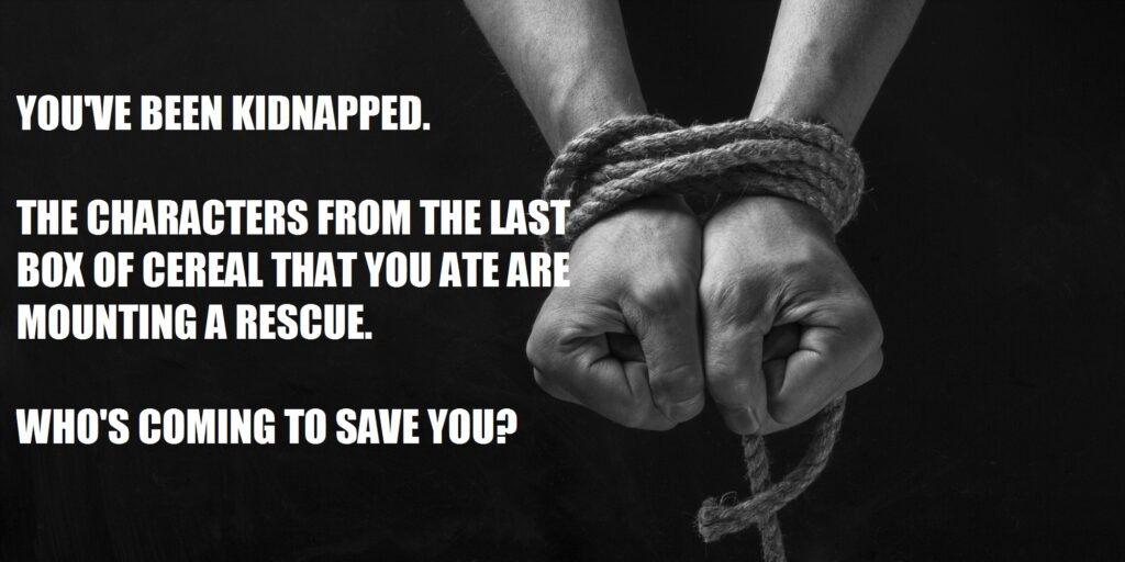 Kidnapped cereal