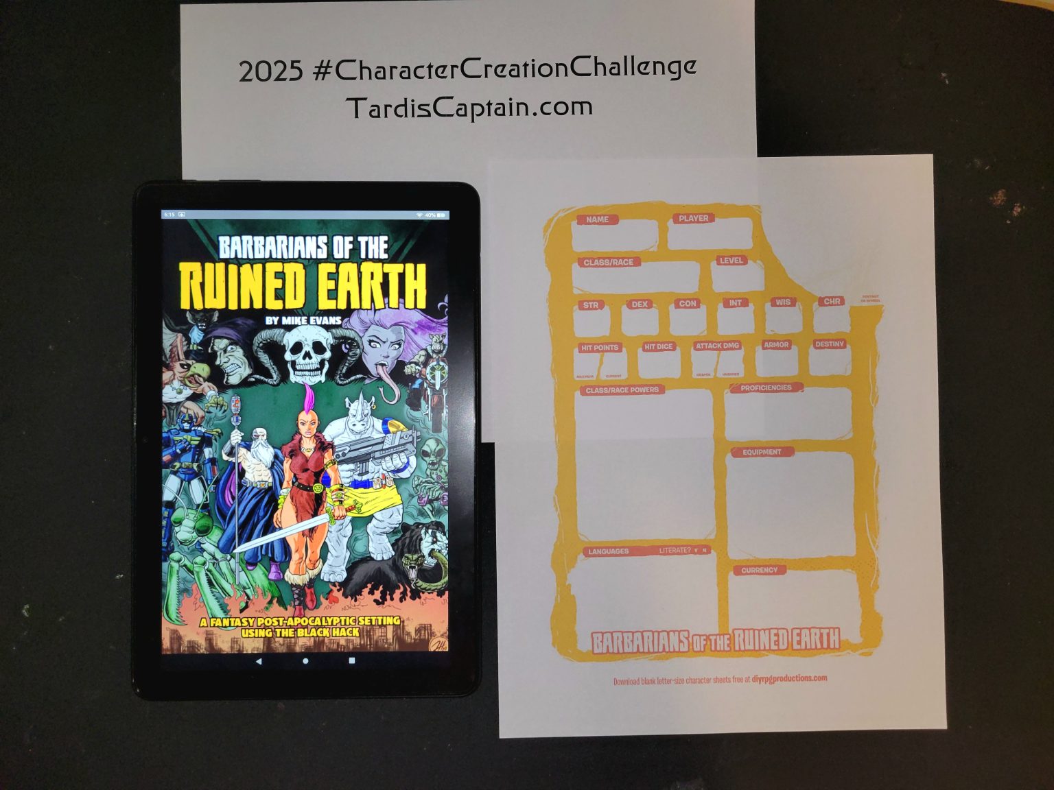 2025 Character Creation Challenge Day 16: Barbarians of the Ruined ...