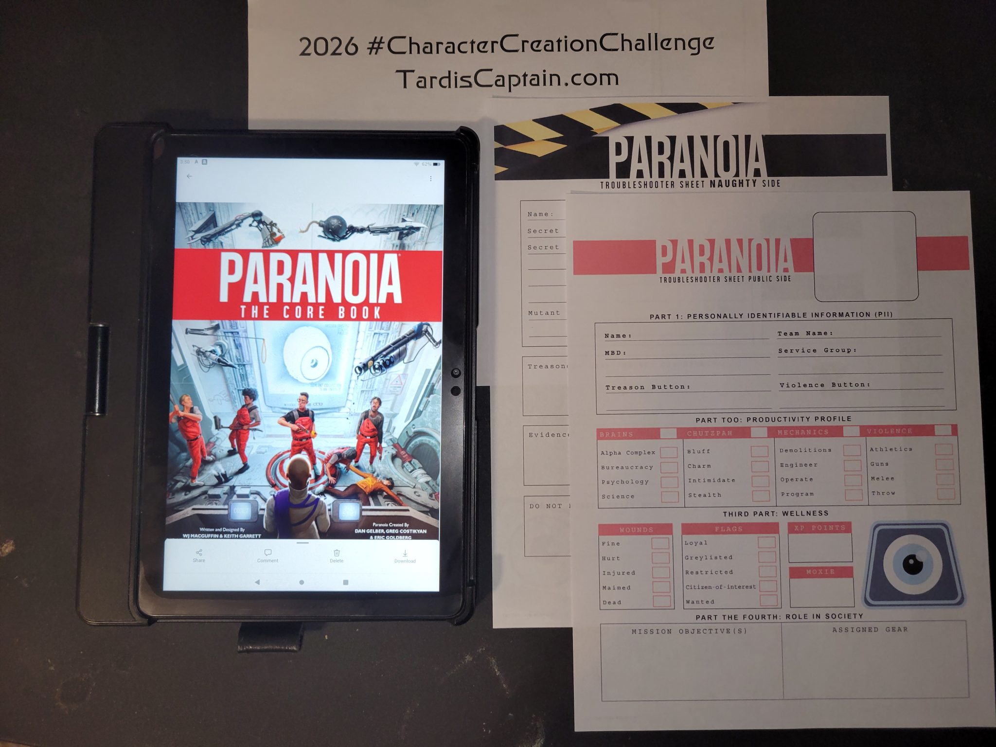 2026 Character Creation Challenge Day 16: Paranoia “Perfect Edition ...