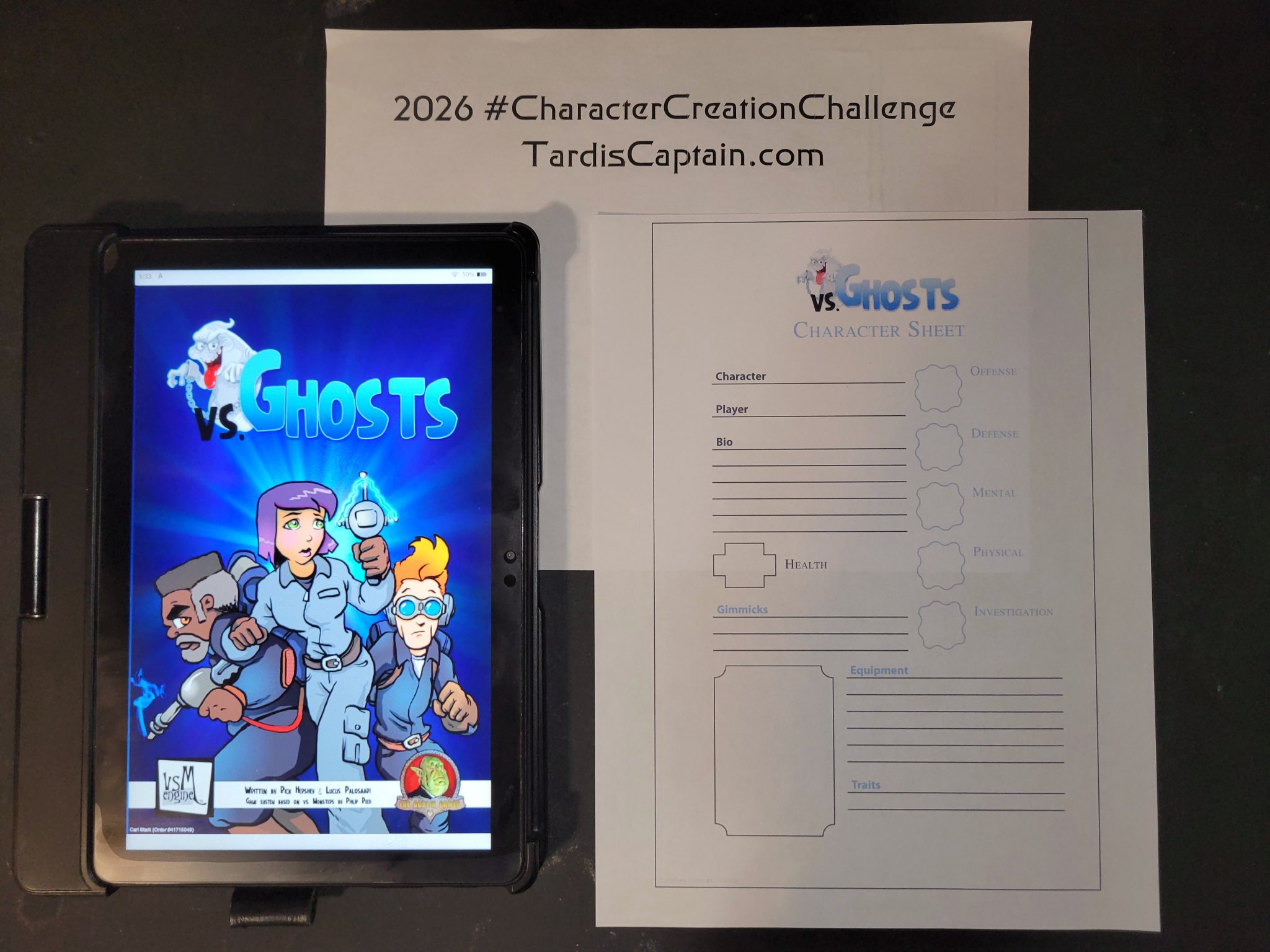 2026 Character Creation Challenge Day 20: vs Ghosts – TardisCaptain's ...